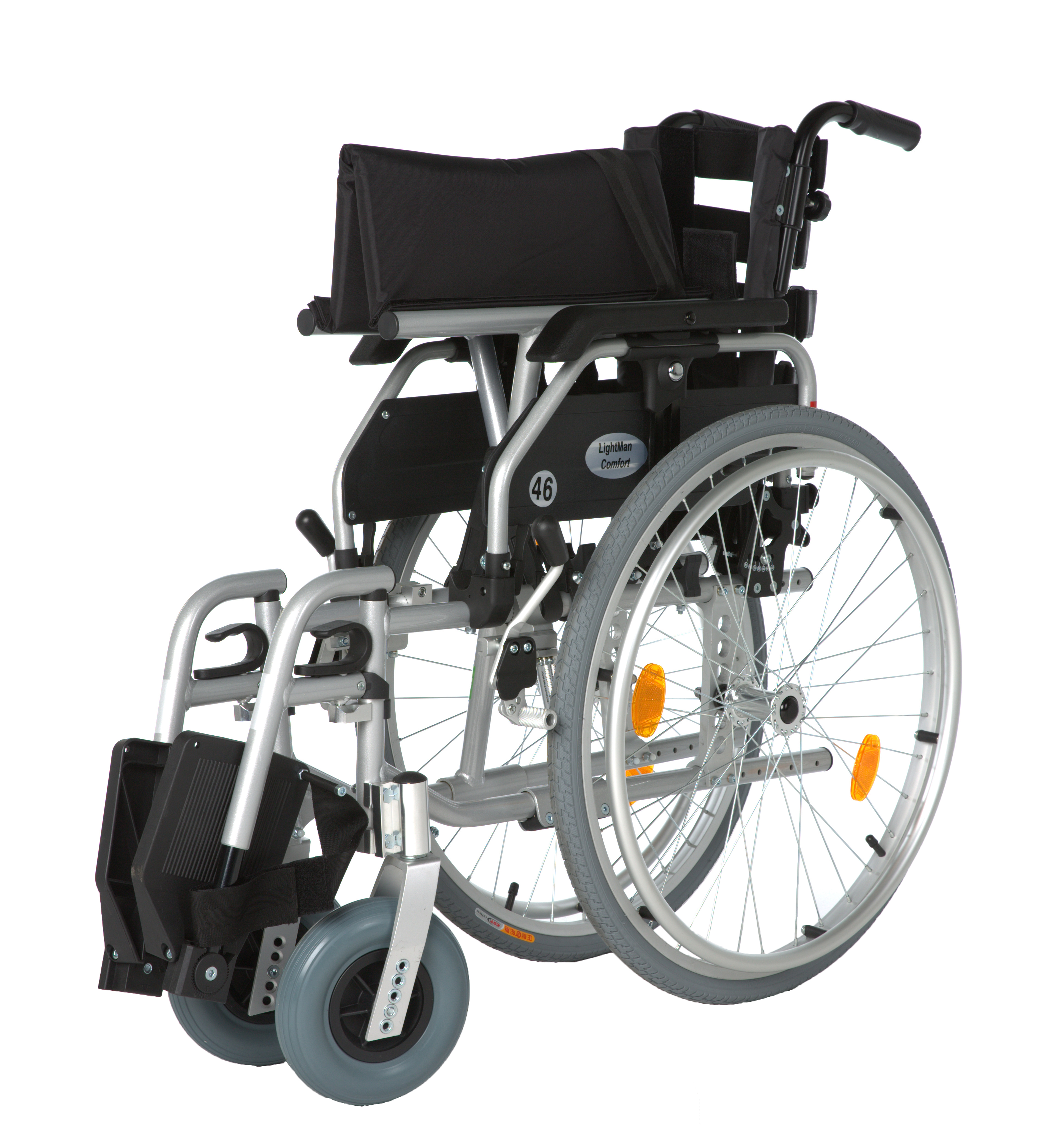 Lengvo lydinio neįgaliojo vežimėlis lightman comfort, dydis 51 cm - Image 4
