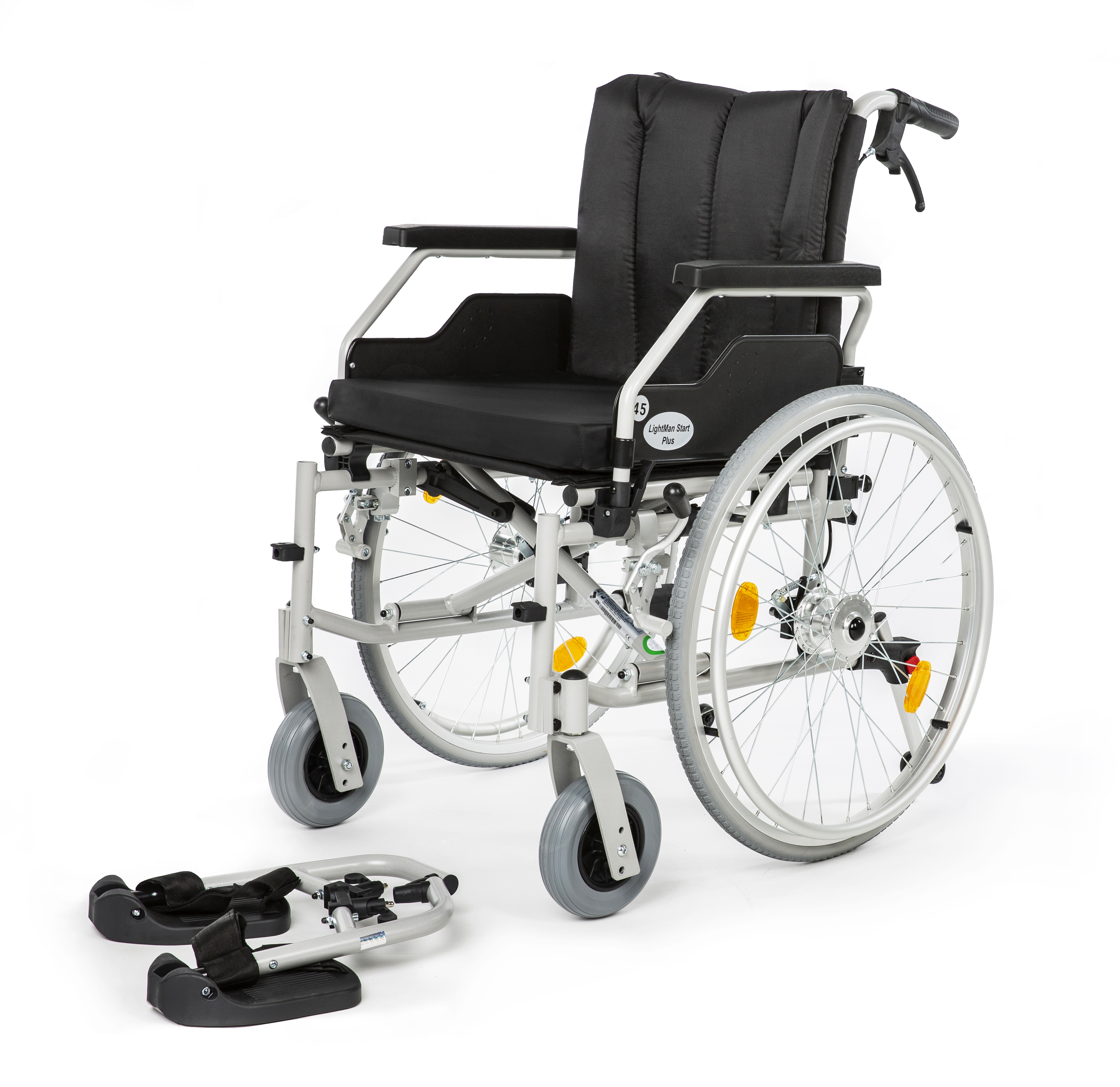 Lengvo lydinio neįgaliojo vežimėlis lightman start plus, dydis 45 cm - Image 3